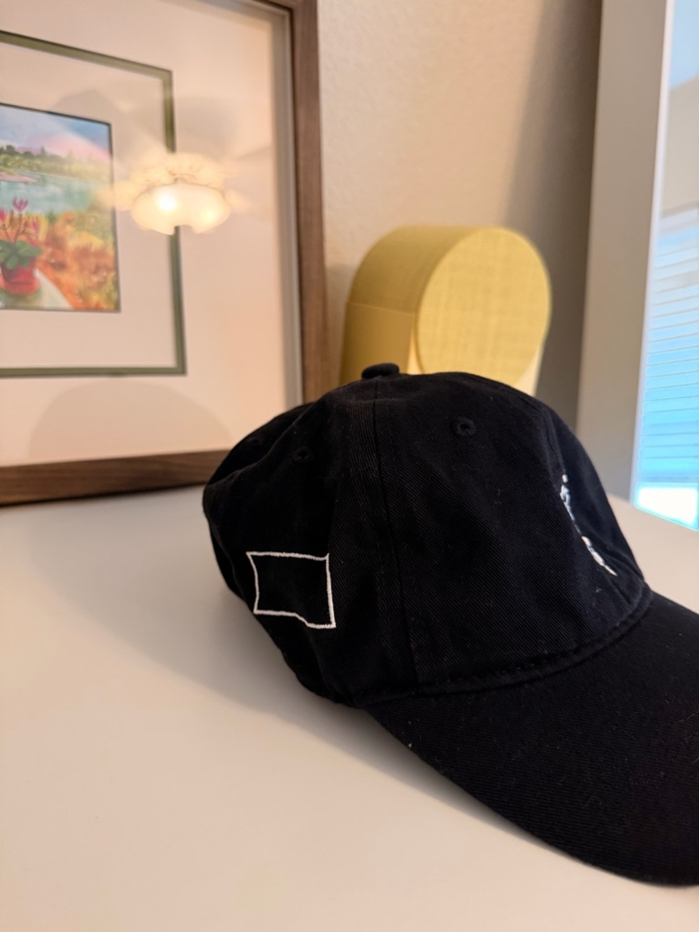 NWOT Free People Movement black dad hat adjustable minimal logo baseball cap fp - Picture 5 of 7